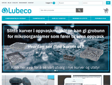 Tablet Screenshot of lubeco.no